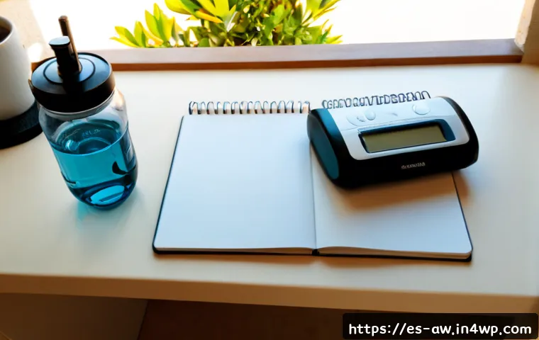 일상 관찰의 도구와 자원 - Photorealistic overhead still life of everyday observation tools on a tidy sunlit apartment desk in ...
